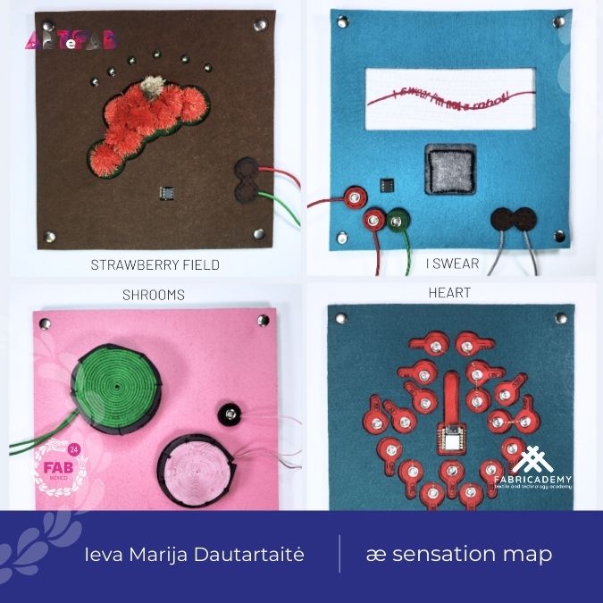 æ sensation map - A Suitcase for nomad e-textile educators